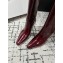 BY FAR women's boots burgundy leather heel 4.5cm 2024