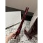 BY FAR women's boots burgundy leather heel 4.5cm 2024