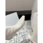 BY FAR women's boots white leather heel 4.5cm 2024