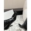 BY FAR women's boots black leather heel 4.5cm 2024