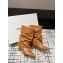 Isabel Marant women's boot brown leather  heel 5.5cm 2024
