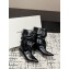 Isabel Marant women's boot black leather  heel 5.5cm 2024
