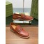 gucci Men's loafer with Horsebit brown leather  2024
