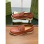 gucci Men's loafer with Horsebit brown leather  2024