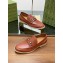 gucci Men's loafer with Horsebit brown leather  2024