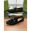 gucci Men's loafer with Horsebit black suede 2024