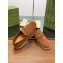gucci Men's loafer with Horsebit brown suede 2024