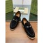 gucci Men's loafer with Horsebit black suede 2024