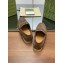 gucci Men's loafer with Horsebit olive green suede 2024