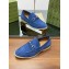 gucci Men's loafer with Horsebit blue suede 2024