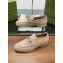 gucci Men's loafer with Horsebit oatmeal suede 2024