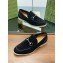 gucci Men's loafer with Horsebit black suede 2024