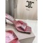 Jimmy Choo Val 65mm pink metallic snake printed mules 2024