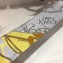 Hermes Bottle Silk Twilly 85x5CM Yellow