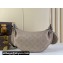 Louis Vuitton Perforated Mahina calfskin Baia PM Bag M22820 Galet Gray 2023
