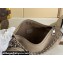 Louis Vuitton Perforated Mahina calfskin Baia PM Bag M22820 Galet Gray 2023