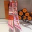Hermes Horse Silk Twilly 85x5CM Pink