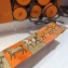 Hermes Horse Silk Twilly 85x5CM Orange
