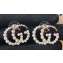 Gucci Pearl Double G Earrings 2019