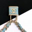 Chanel Lock Brooch Blue 2018