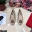 Dolce & Gabbana Leather Devotion Flats Slippers Beige 2021