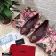 Dolce & Gabbana Leather Devotion Flats Slippers Burgundy 2021
