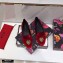 Dolce & Gabbana Velvet Devotion Loafers Slippers Red 2021