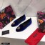 Dolce & Gabbana Velvet Devotion Loafers Slippers Blue 2021