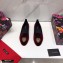 Dolce & Gabbana Velvet Devotion Loafers Slippers Burgundy 2021