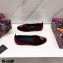 Dolce & Gabbana Velvet Devotion Loafers Slippers Burgundy 2021