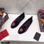 Dolce & Gabbana Velvet Devotion Loafers Slippers Purple 2021