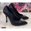Dolce & Gabbana Heel 10.5cm Quilted Leather Devotion Pumps Black 2021