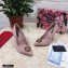 Dolce & Gabbana Heel 10.5cm Quilted Leather Devotion Pumps Light Pink 2021
