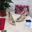 Dolce & Gabbana Heel 10.5cm Quilted Leather Devotion Pumps Beige 2021