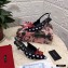 Dolce & Gabbana Heel 6.5cm Leather Dot Print Sicily Slingbacks Black 2021