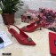 Dolce & Gabbana Heel 6.5cm Quilted Leather Devotion Slingbacks Red 2021