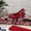 Dolce & Gabbana Heel 6.5cm Quilted Leather Devotion Slingbacks Red 2021