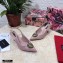 Dolce & Gabbana Heel 6.5cm Quilted Leather Devotion Slingbacks Light Pink 2021