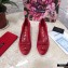 Dolce & Gabbana Block Heel 6.5cm Leather Sicily Pumps Red 2021