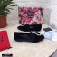 Dolce & Gabbana Velvet Crystals Loafers Slippers Black 2021