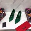 Dolce & Gabbana Thin Heel 10.5cm Leather Sicily Pumps Green 2021