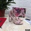 Dolce & Gabbana Heel 10.5cm Leather Sandals Light Pink with D&G Heel 2021