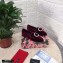 Dolce & Gabbana Velvet Crystals Loafers Slippers Burgundy 2021
