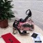 Dolce & Gabbana Heel 10.5cm Leather Sandals Black with Baroque D&G Heel 2021