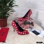 Dolce & Gabbana Heel 10.5cm Leather Dot Print Sicily Pumps Red 2021
