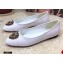 Dolce & Gabbana Leather Devotion Flats Slippers White 2021