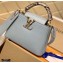 Louis Vuitton Capucines Mini Bag Python Handle M55920 Bleu Blue