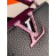 Louis Vuitton Capucines Mini Bag Python Handle N97962 Black/Pink