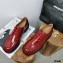 JW Anderson Stitch Detail Derby Shoes Red 2021