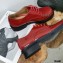 JW Anderson Stitch Detail Derby Shoes Red 2021